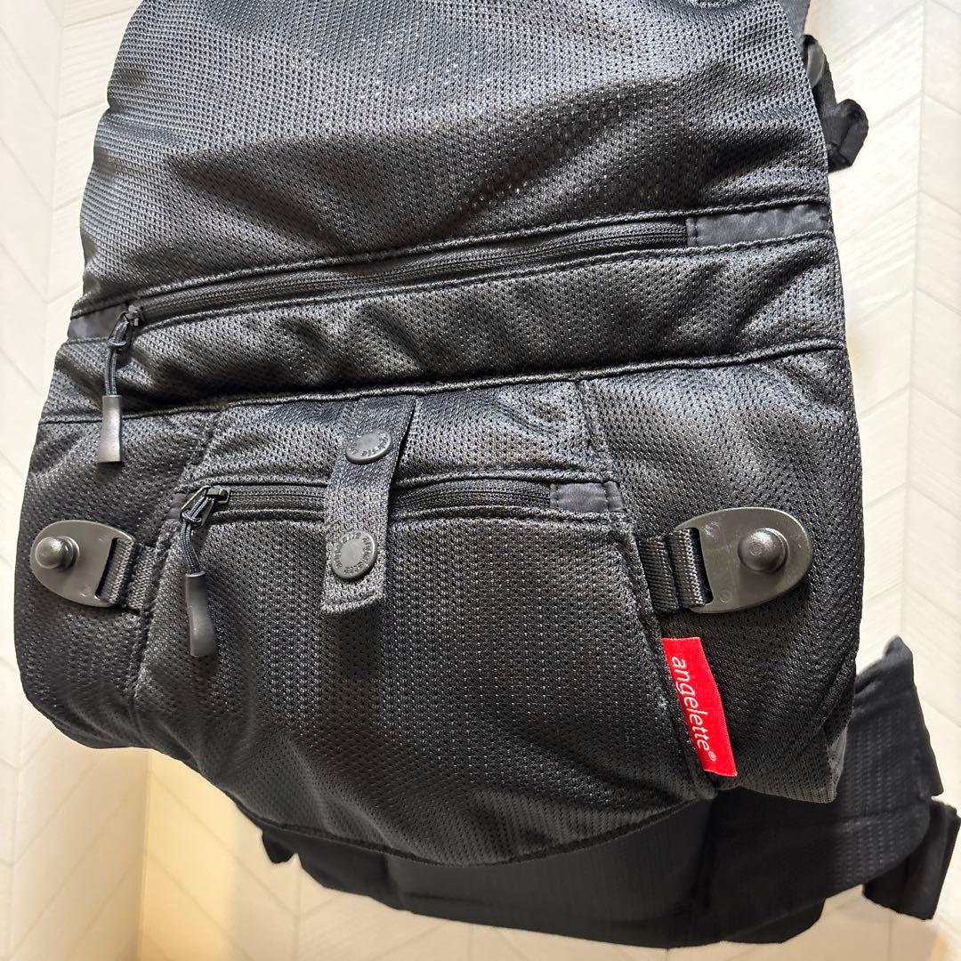 アンジェリッテ　ベビーキャリアオン(ブラック)