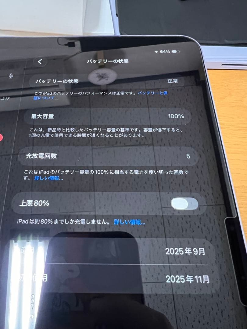 美品　Apple iPad Air (M3) 256GB 本体　パープル