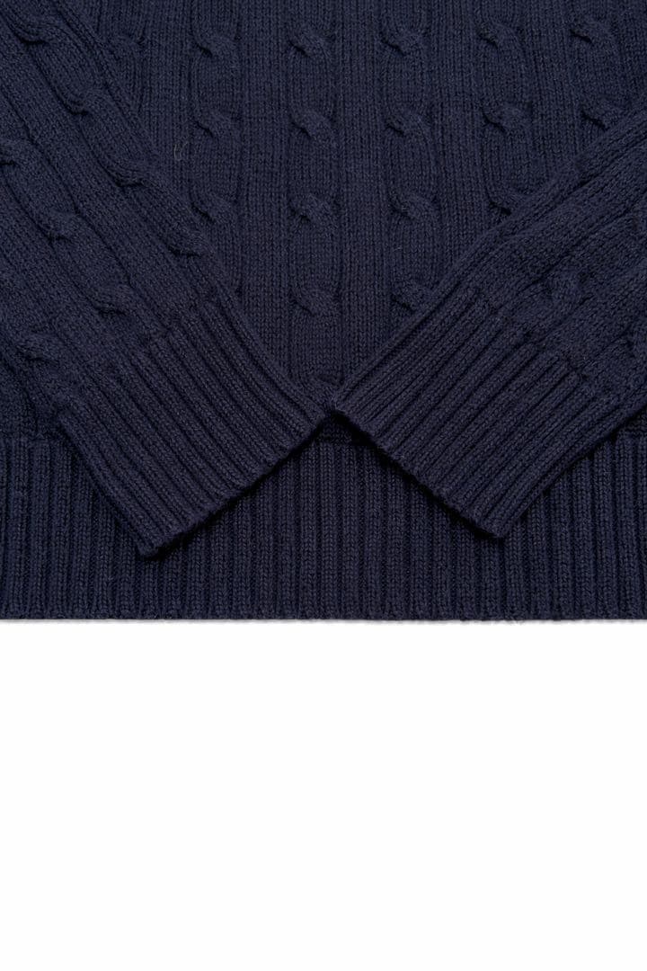 【極美品】POLO RALPH LAUREN ケーブルセーター ポニー刺繍