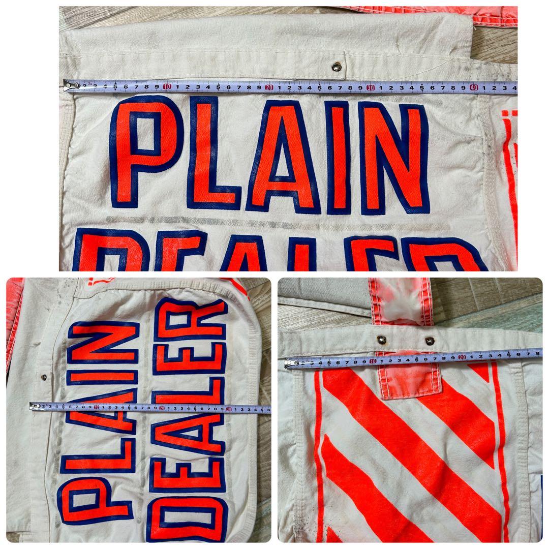 レア PLAIN DEALER ニュースペーパーバッグ オレンジ