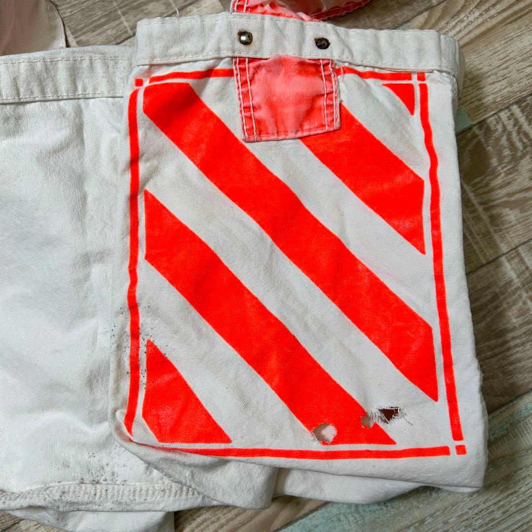 レア PLAIN DEALER ニュースペーパーバッグ オレンジ