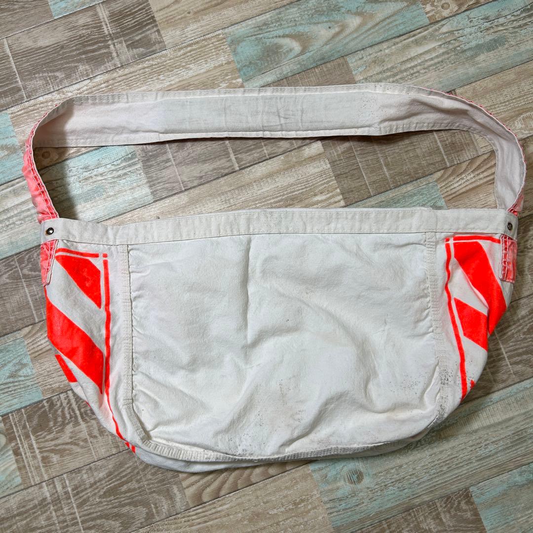 レア PLAIN DEALER ニュースペーパーバッグ オレンジ