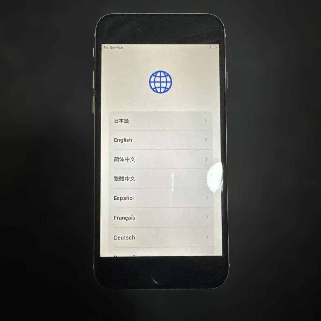 Apple iPhone SE 第2世代 ホワイト 本体 背面ひび割れあり