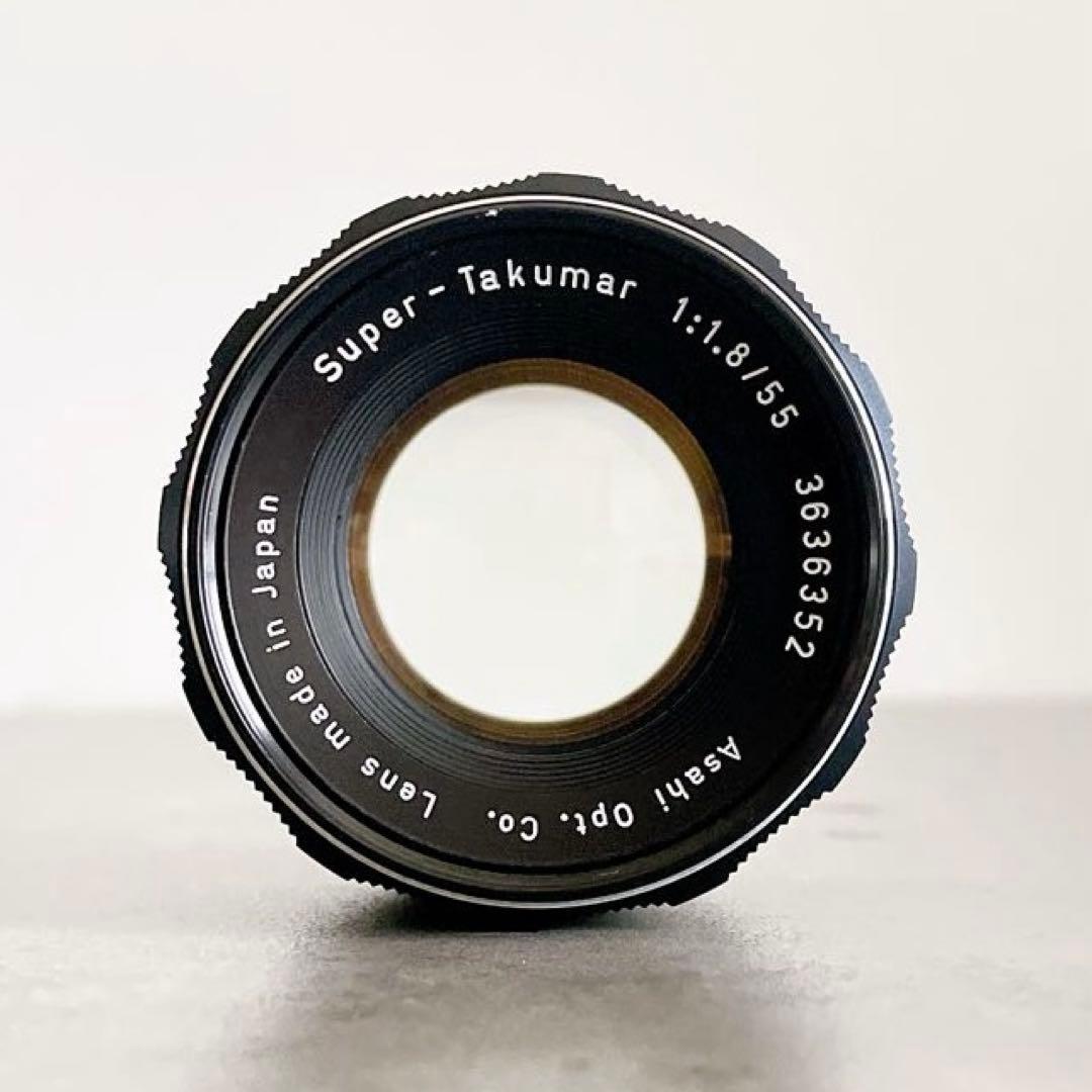 【分解清掃済み】 Super Takumar 55mm f1.8 後期型 M42