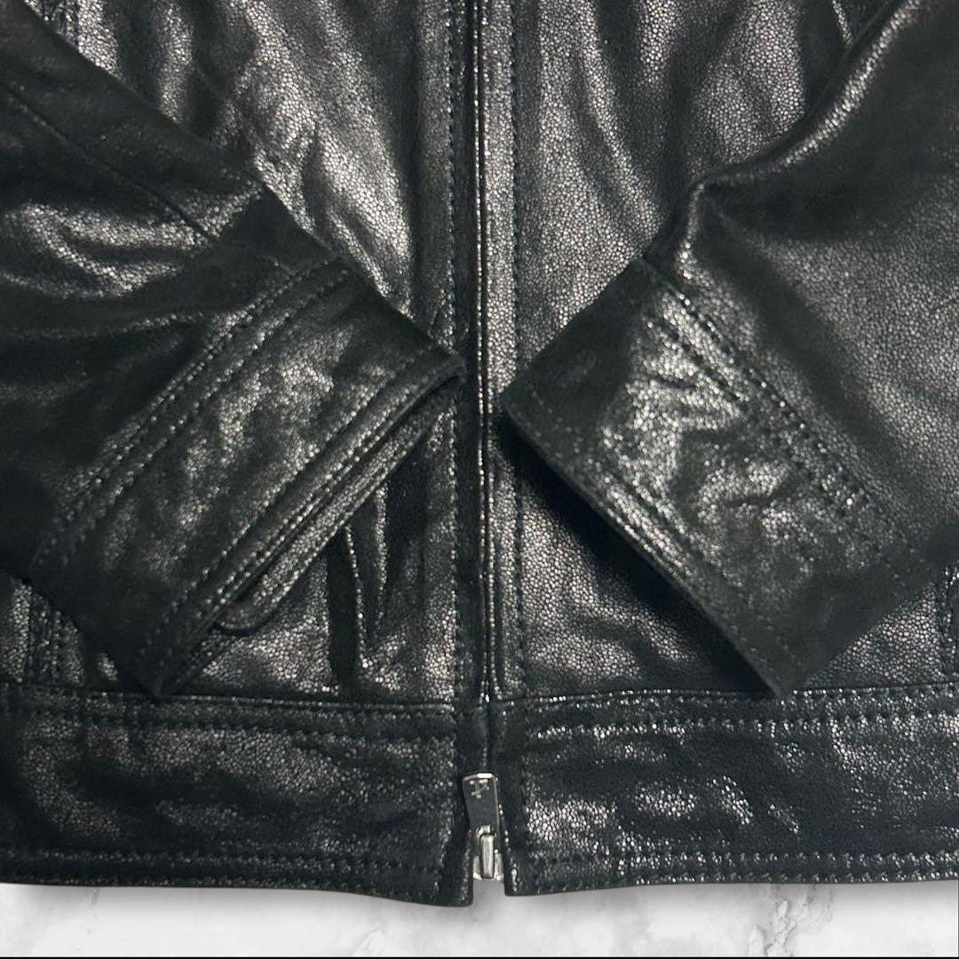 Moore様　美品】 Cathy Jane シュリンク加工やぎ革レザージャ