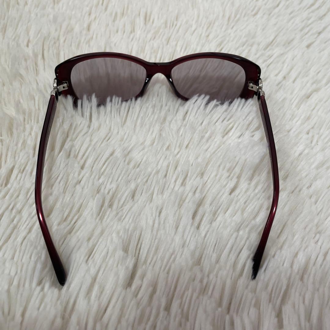 美品 シャネル 3202 ココマーク サングラス ボルドー 53□16