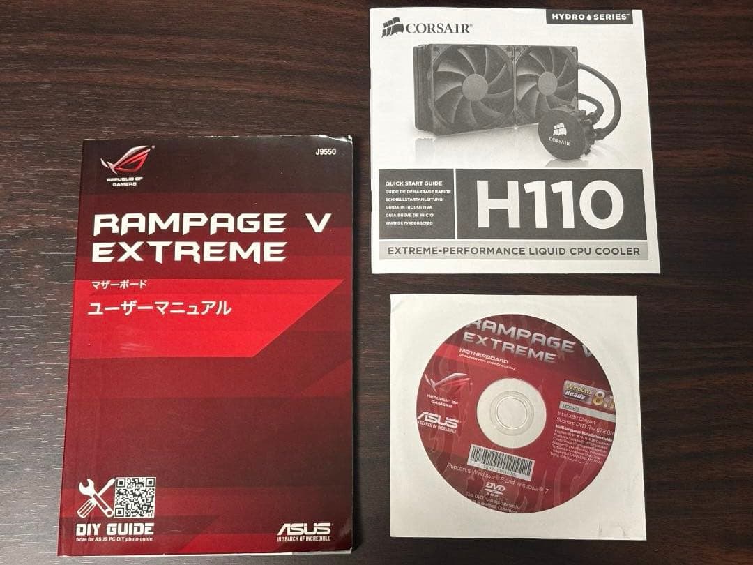 ROG RAMPAGE V EXTREME i7-5820K メモリ16GB