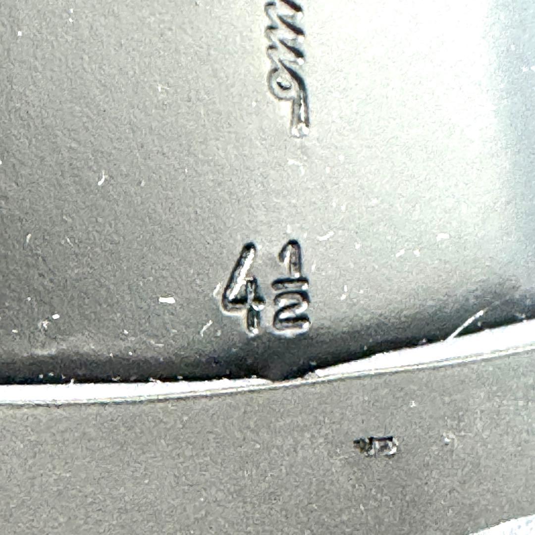 Ferragamo ガンチーニ スエード オペラシューズ ブラック 22cm