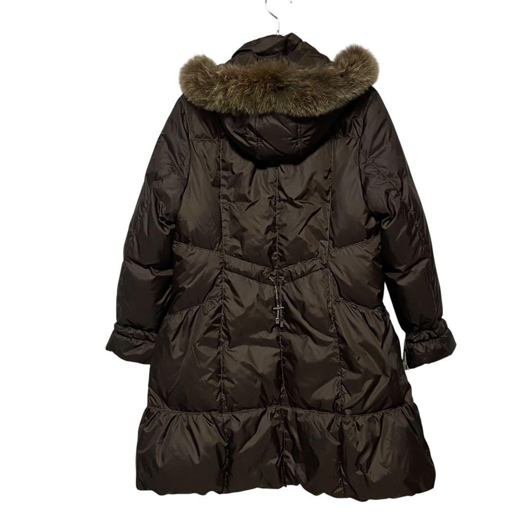 バルマン　BALMAIN ブルーフォックスファー付　ダウンコート　100