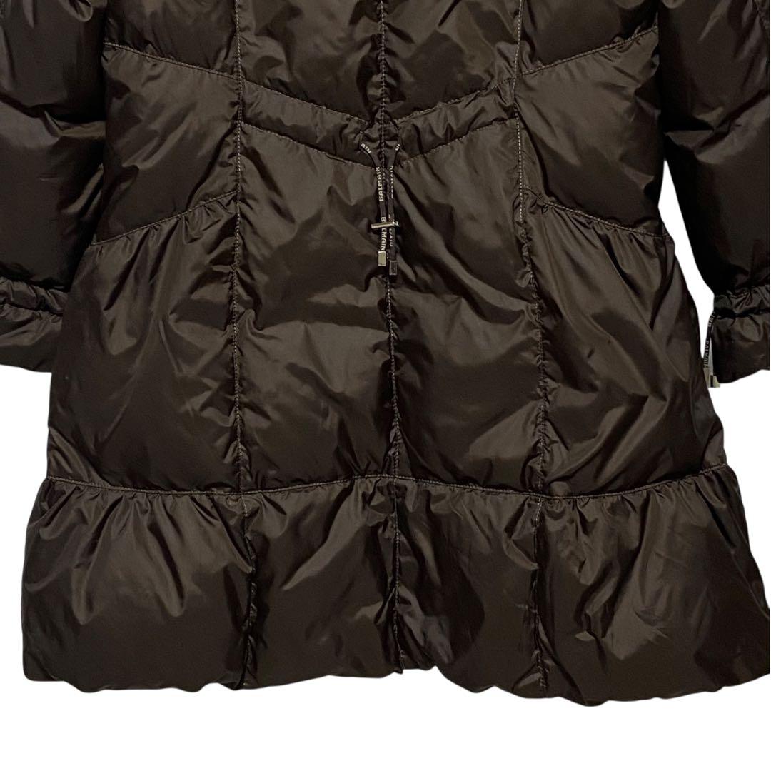 バルマン　BALMAIN ブルーフォックスファー付　ダウンコート　100