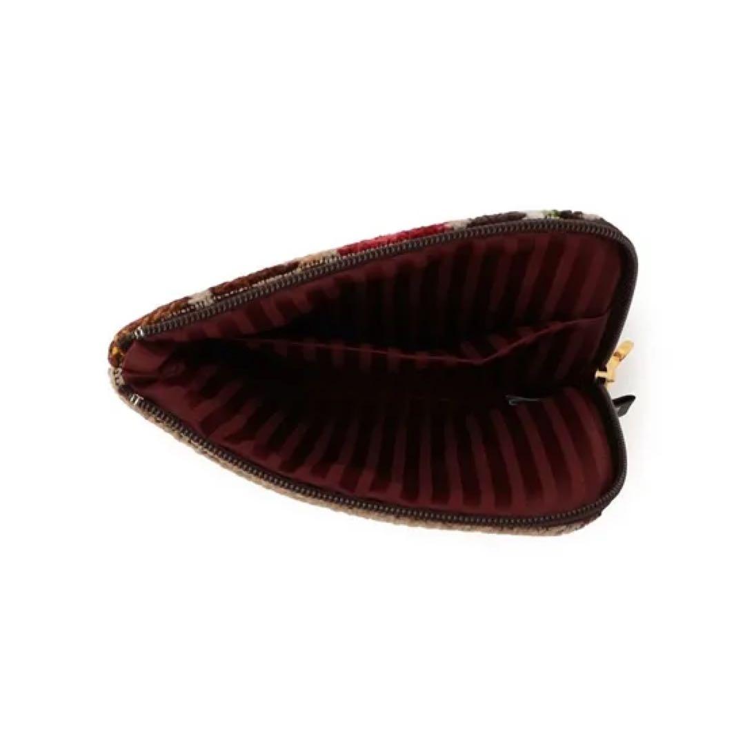 【FEILER】フェイラー♡コフレドゥショコラ スクエアポーチ ベージュ