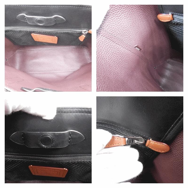 ✨COACH　コーチ　ゴッサムトート　レザー　ビジネス　A4 バッグ　ブラック