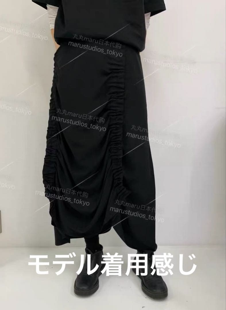 20SS Yohji Yamamoto 山本耀司 未使用タグ付 立体スカート