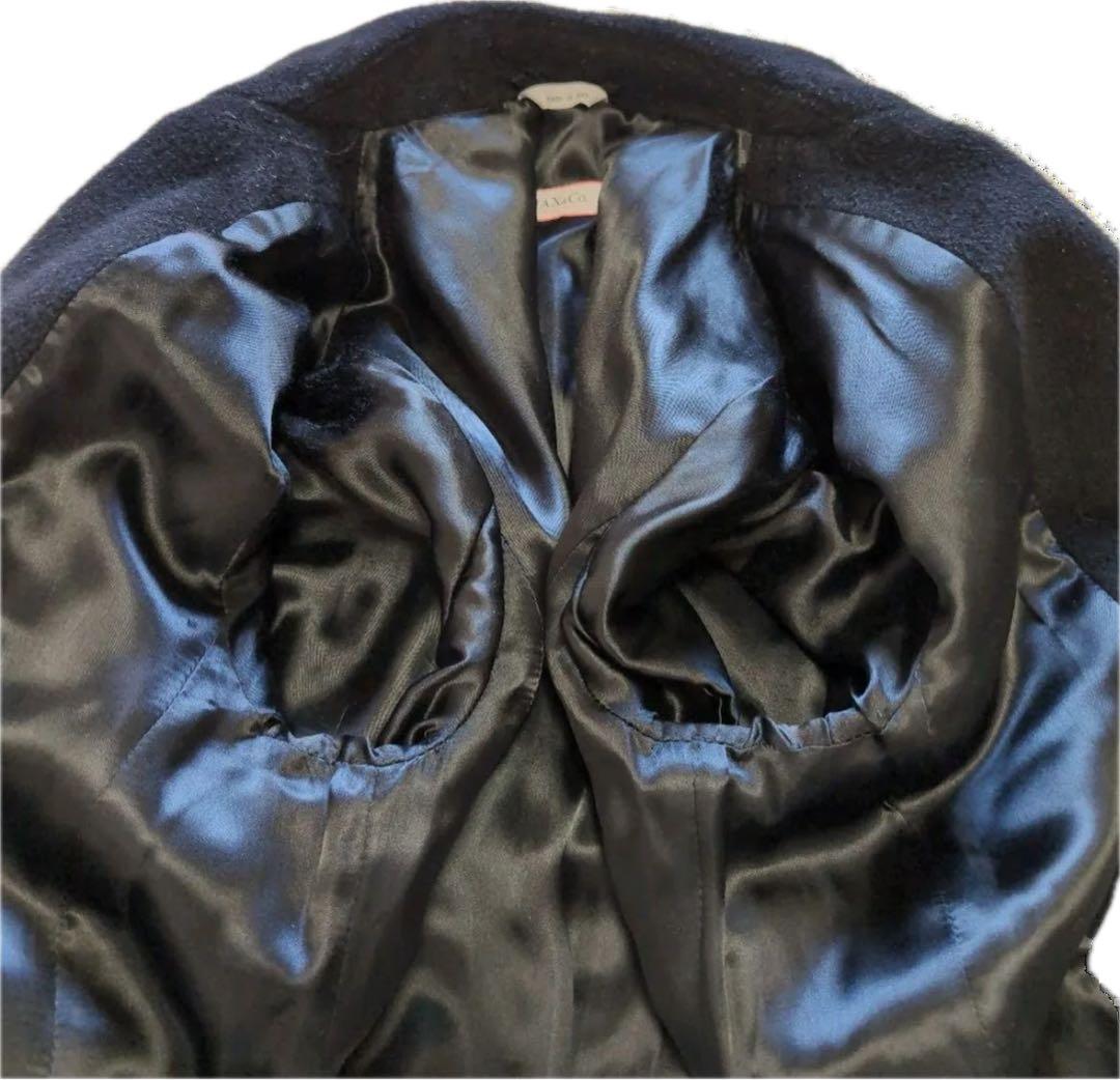 MaxMara Max&Co マックスマーラ　ブラック　チェスターコート