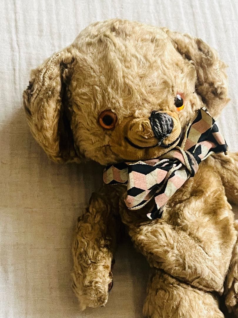 アンティークヴィンテージ英国製メリーソートチーキーテディベア ぬいぐるみドール