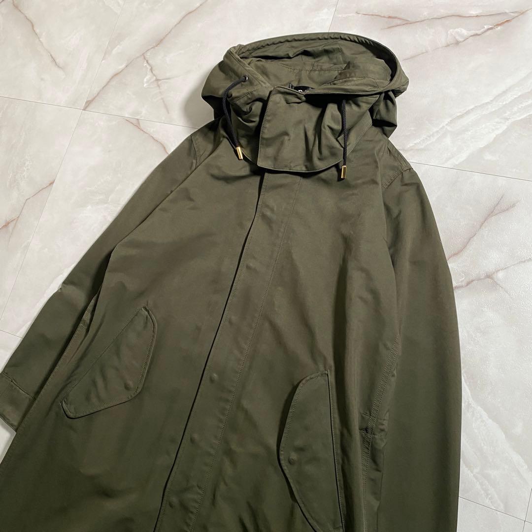 B15094 ザリラクス　UA別注　18aw ザモッズコート　カーキ　38