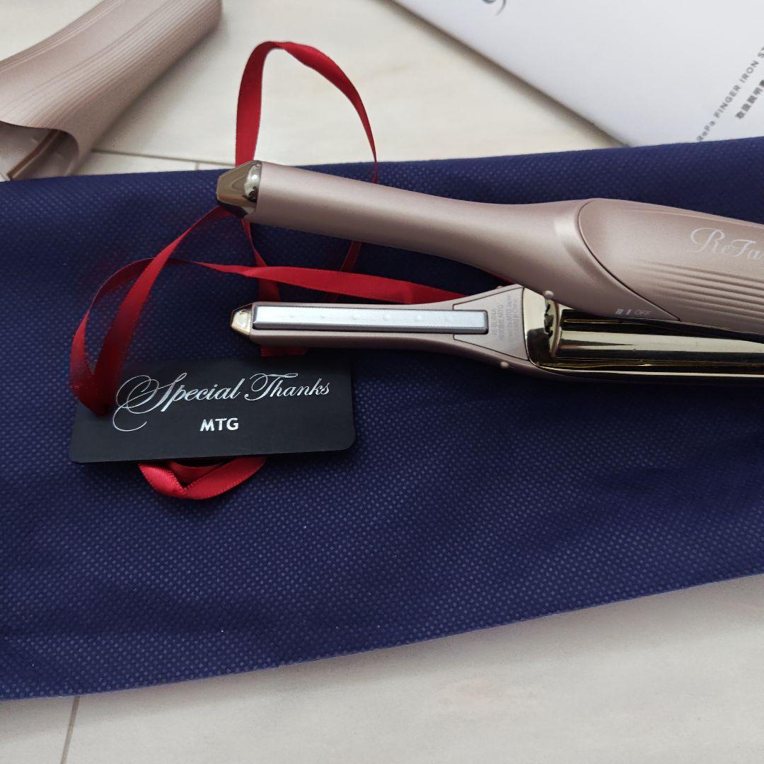 はち☆ReFa フィンガーアイロン ST 6シャンパンゴールド