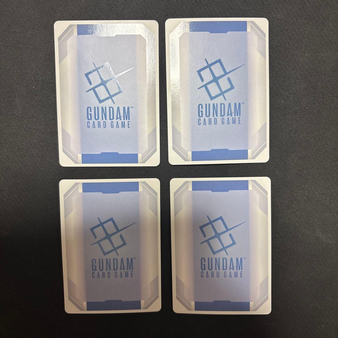 ガンダムカード　戦技の向上　パラレル　４枚セット