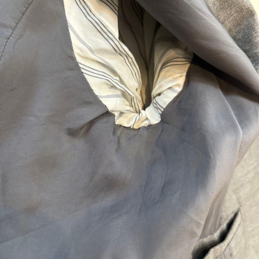 【クリーニング済】theory luxe スーツ　38 グレー　パンツスーツ　M