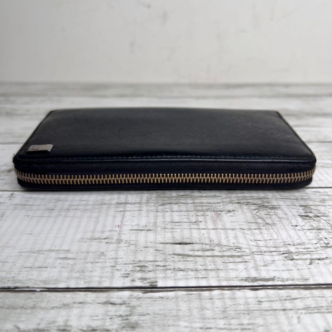 dunhill ダンヒル レザー ラウンドファスナー 長財布