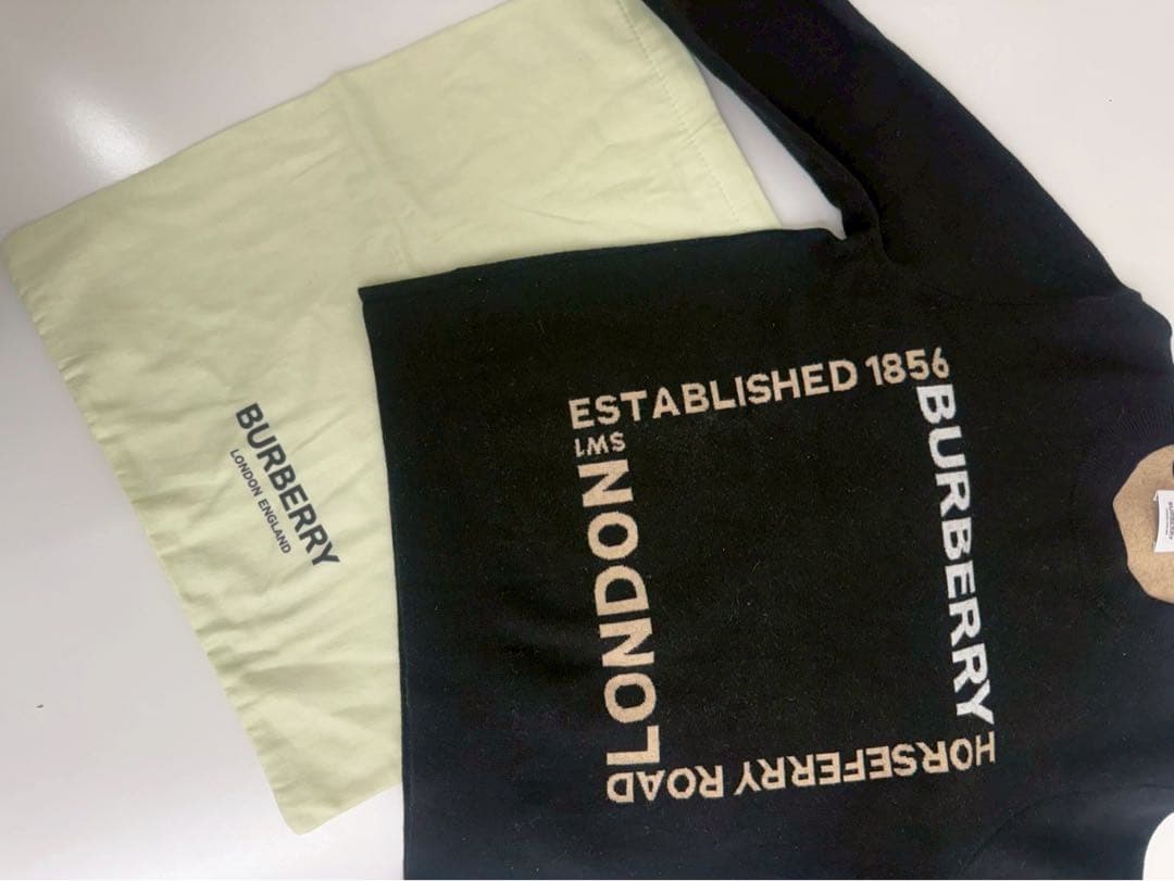 【定価10万】バーバリー ホースフェリープリント セーター