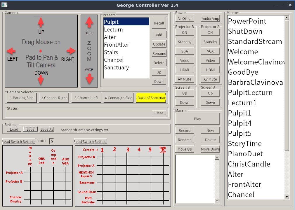 VISCA 4D JOY PTZカメラコントローラ ★ ライブ配信 OBS配信
