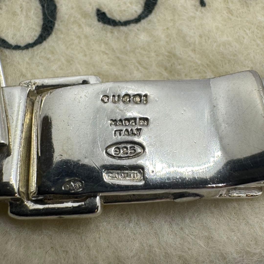 GUCCI オールドグッチ フィッシュプレート ブレスレット 925 正規品