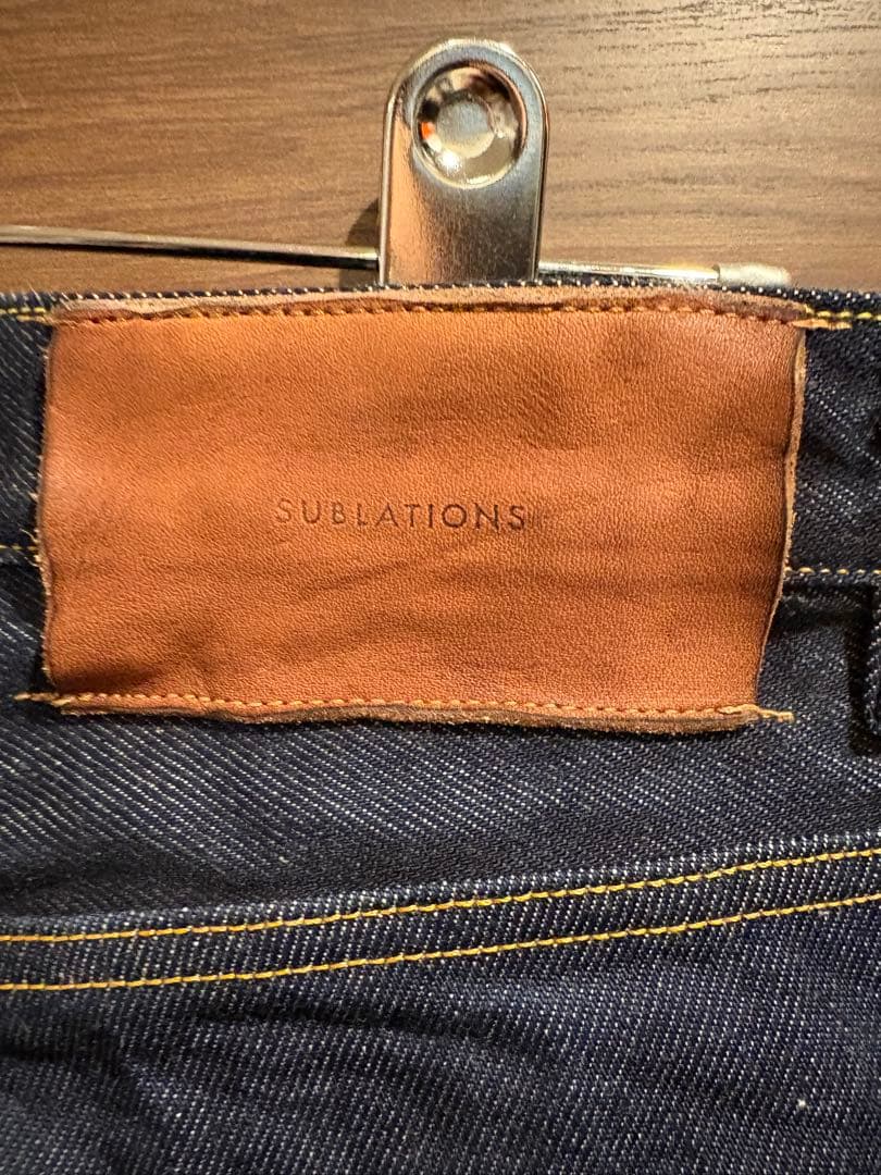 パンツ sublations 2TUCK WIDE DENIM PANTS