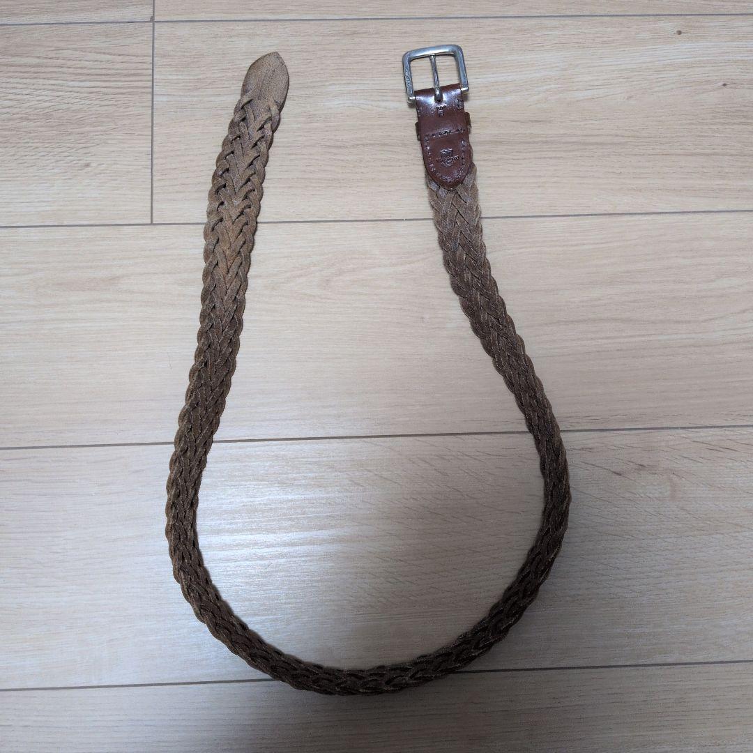 ホワイトハウスコックス WHC メッシュベルト サイズ：32/75 ブラウン