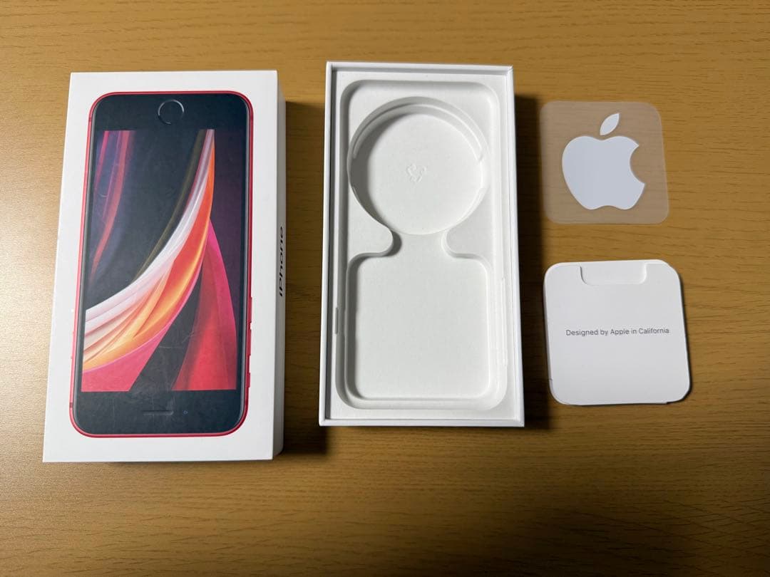 iPhone SE (第2世代) 赤　レッド　64GB simフリー　箱付き