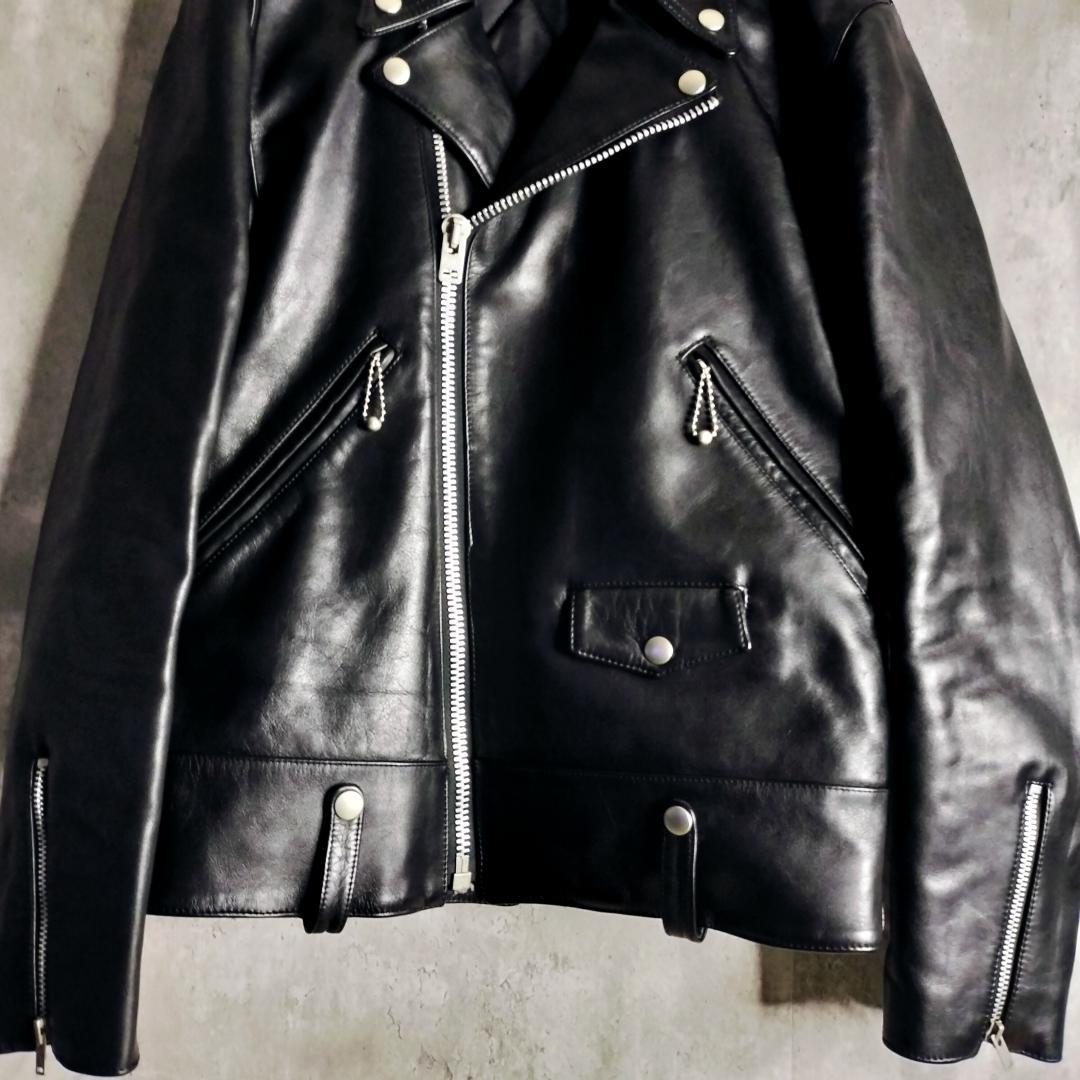 美品★ロットワイラー カウレザー 本革 ダブルライダースジャケット M 日本製