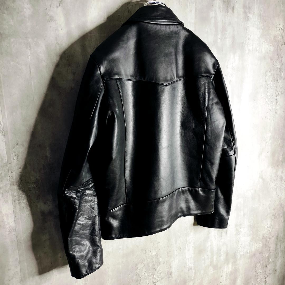 美品★ロットワイラー カウレザー 本革 ダブルライダースジャケット M 日本製