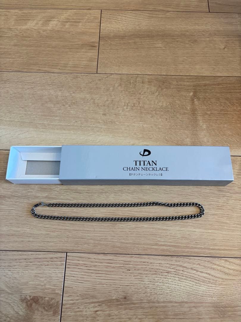 ファイテン　チタンチェーンネックレス　50cm Phiten