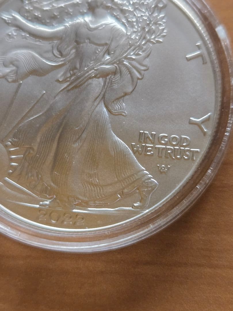 アメリカンイーグル　銀貨１オンス 2022年
