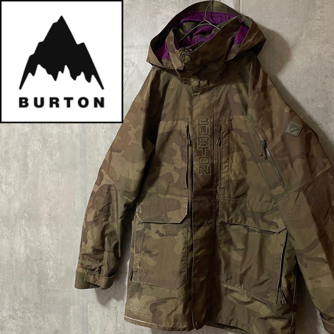 BurtonバートンスキーウェアスノーボードジャケットパーカーGORETEX迷彩