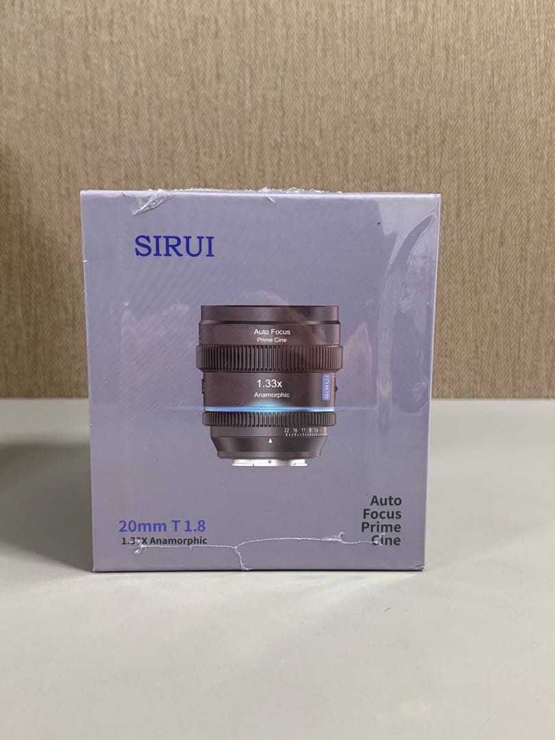 新品　SIRUI 20mm T1.8 1.33X Eマウント