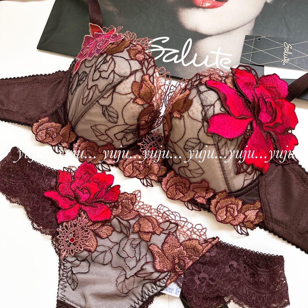 ワコール/サルート 76グループ p-upブラ TバックE70 WI