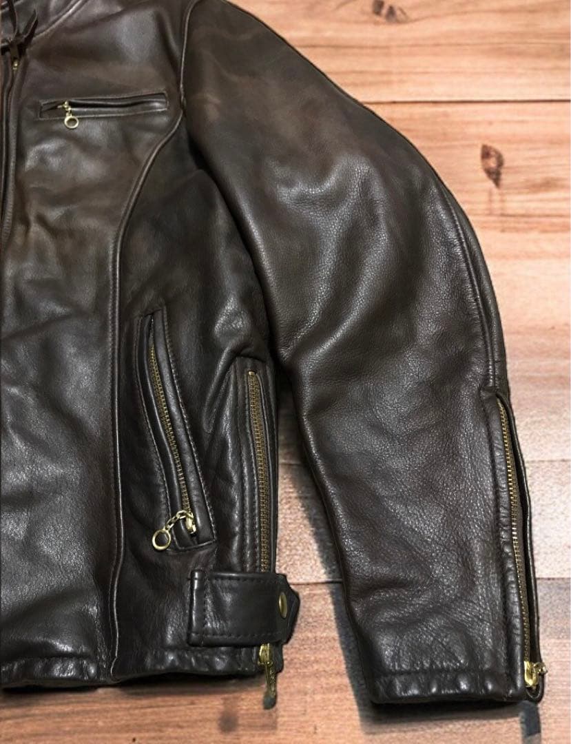 ネペンテス Provincetown Players ライダースジャケット 36