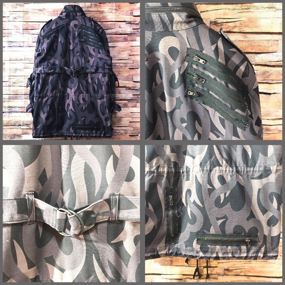 NUMBER (N)INE 2004AW ギブ期 本人期 迷彩 トライバル L