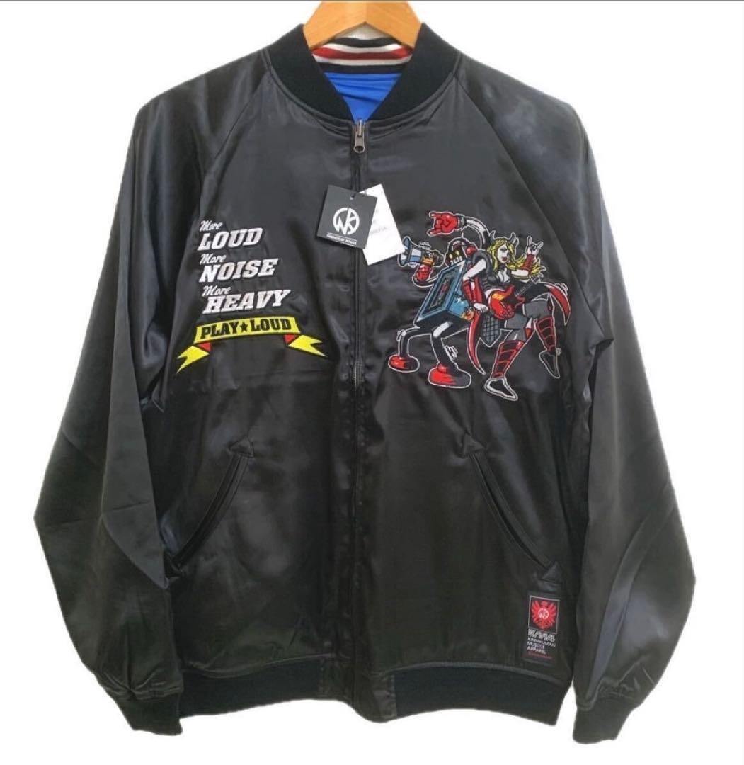 新品未使用 キン肉マン スカジャン XLサイズ リバーシブル ステカセキング