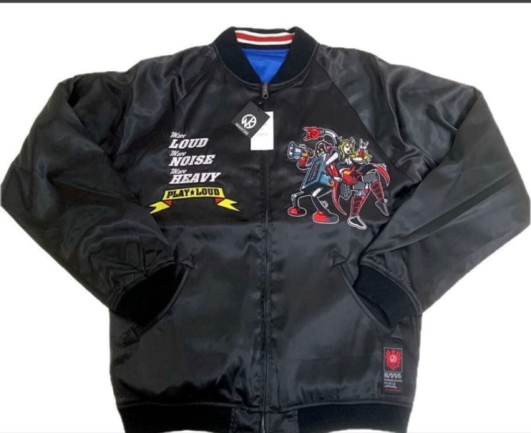 新品未使用 キン肉マン スカジャン XLサイズ リバーシブル ステカセキング