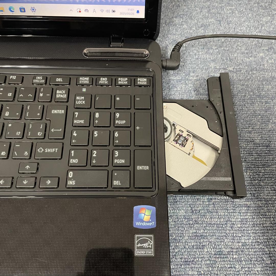 ノートパソコン　Windows11　オフィス付き　SSD搭載　Blu-ray