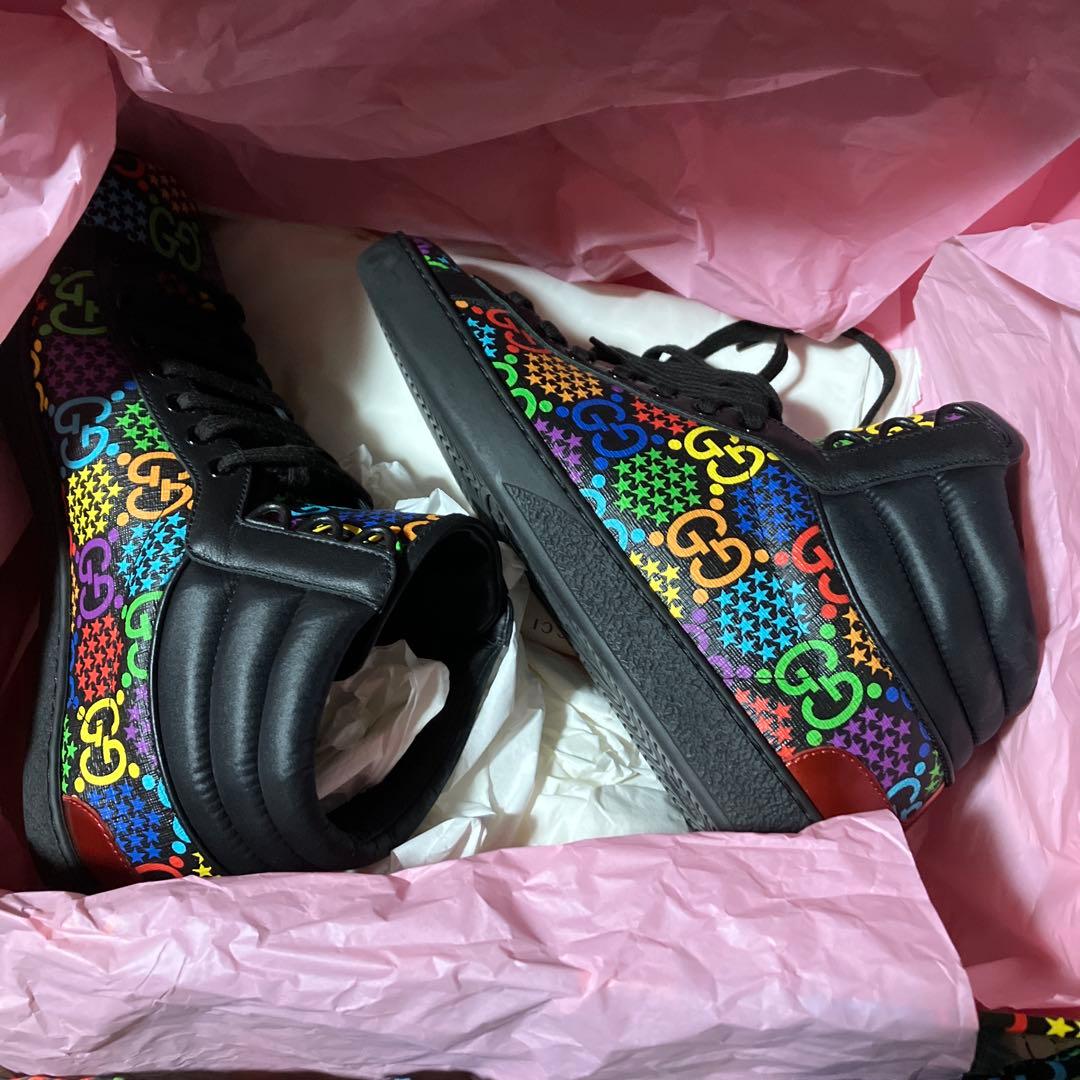 Gucci マルチカラー スニーカーとキャップセット