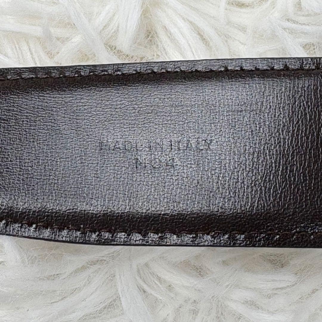 【美品】セリーヌ　CELINE　ベルト　バックル　馬車金具　金　レザー