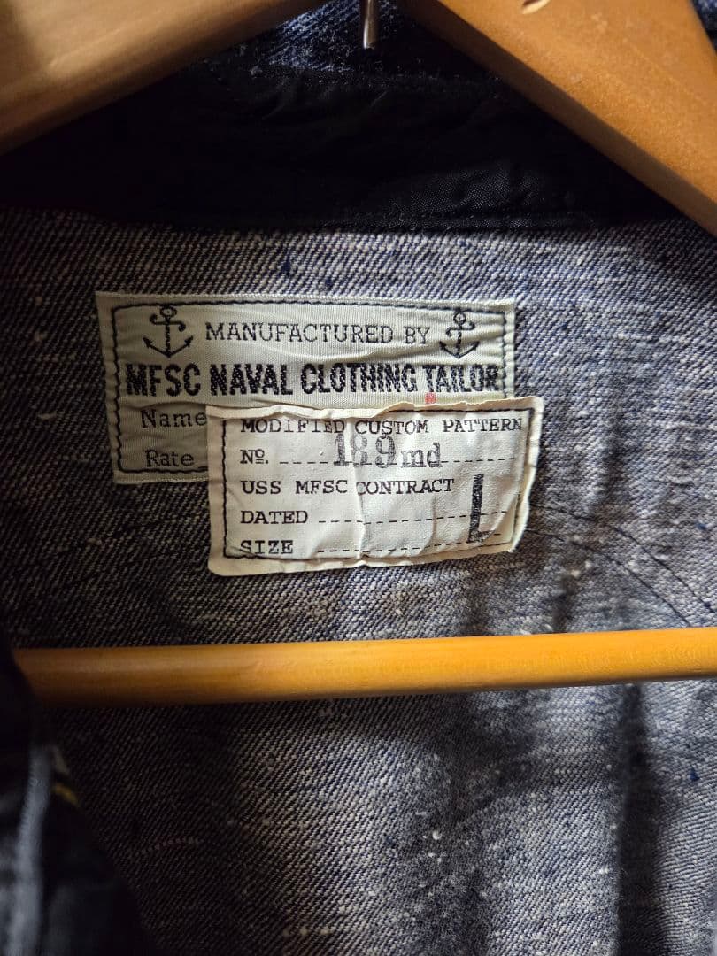 SUGARCANE×Mr.freedom　砂糖黍デニムCPOシャツ