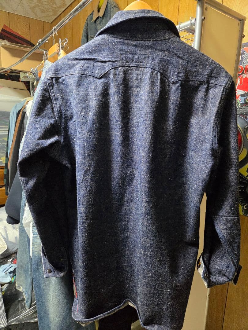 SUGARCANE×Mr.freedom　砂糖黍デニムCPOシャツ
