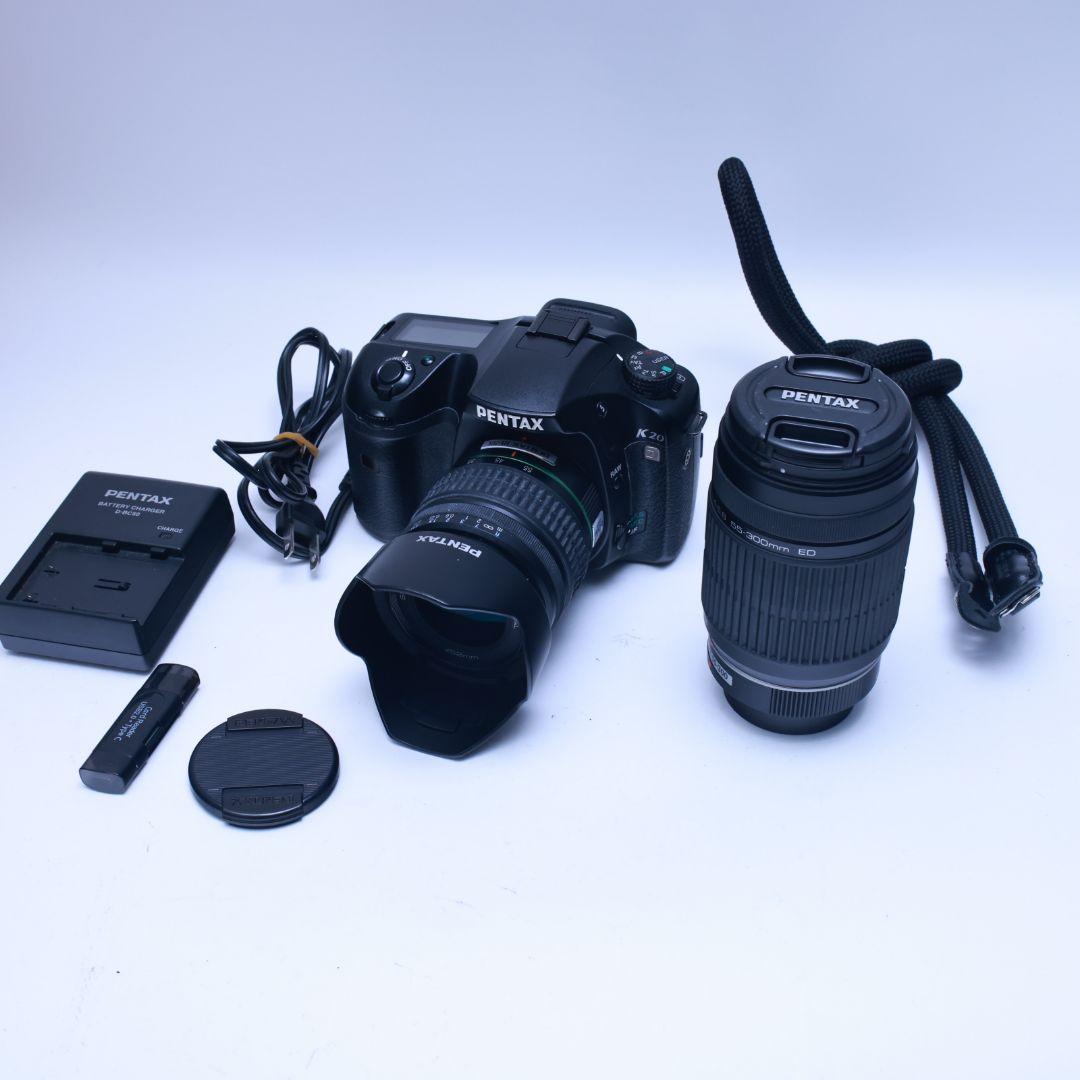 スマホ転送可 PENTAX K-20 レンズ他付 一眼レフデジタルカメラ SD付