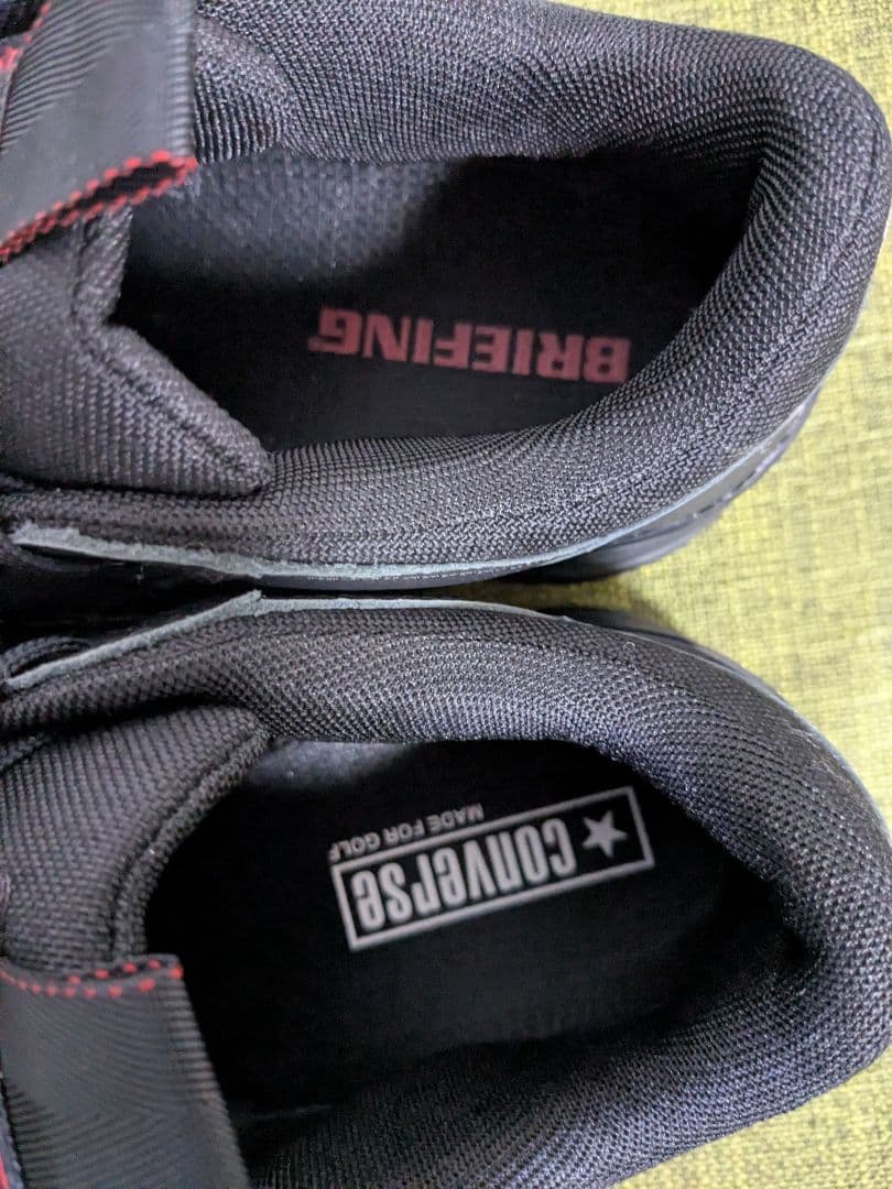 【極美品】CONVERSE×BRIEFING GOLF スニーカー ブラック