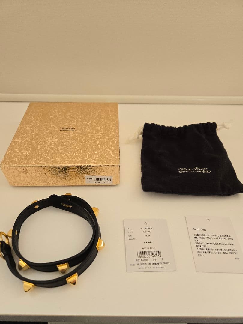 UNDERCOVER 21SS スタッズチョーカー　黒