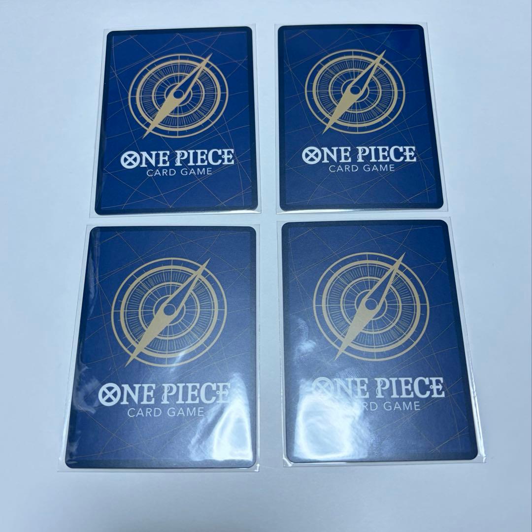 受け継がれる意志　ONE PIECE モンキー・D・ルフィ SECパラレル　4枚